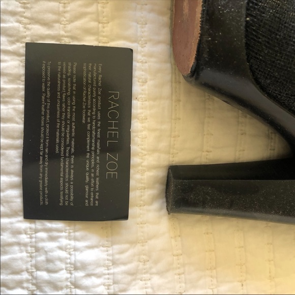 Rachael Zoe leather platform mesh boots sz 8 - Picture 7 of 13